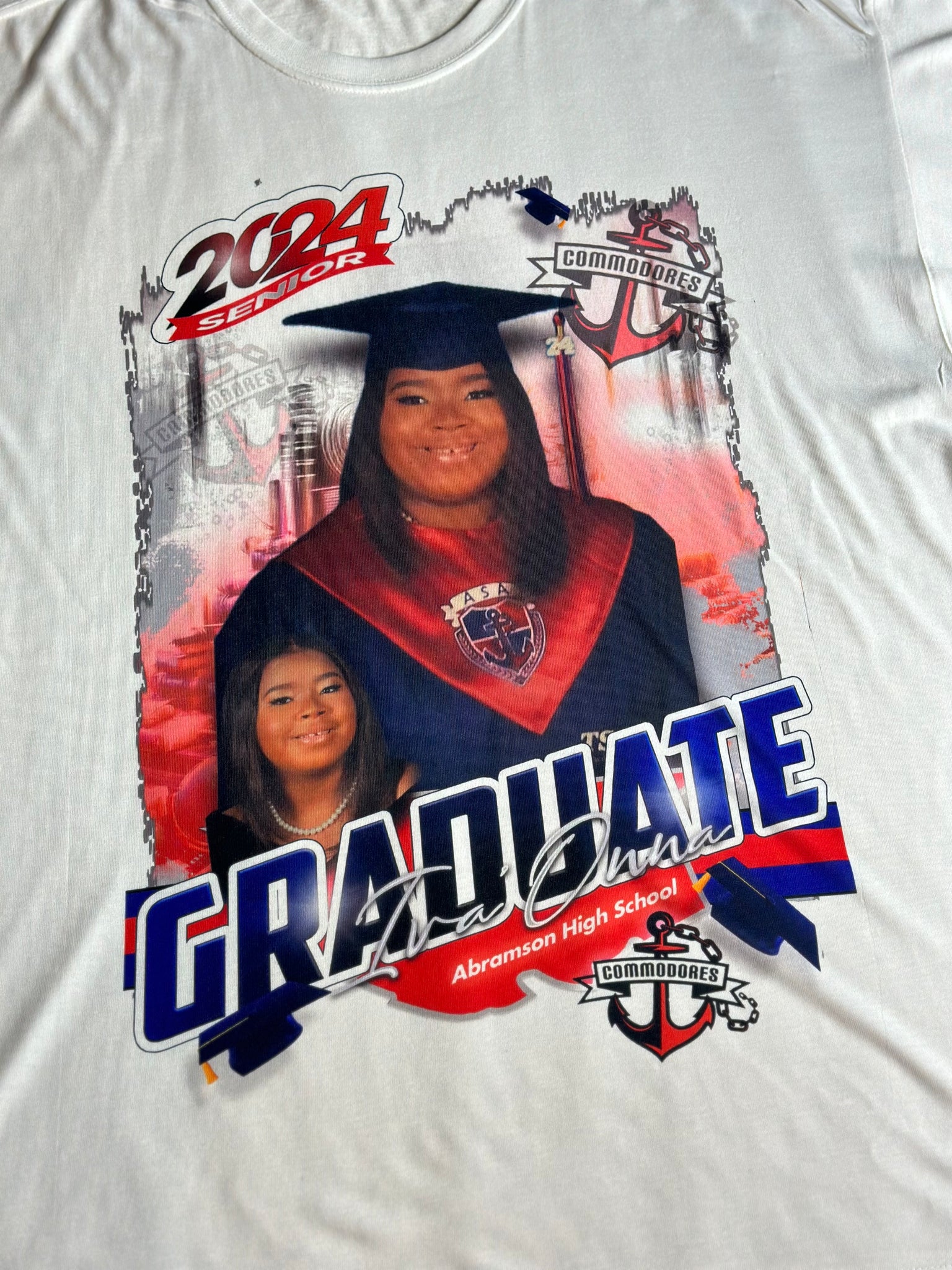 Graduation/Senior Shirt Middle Print