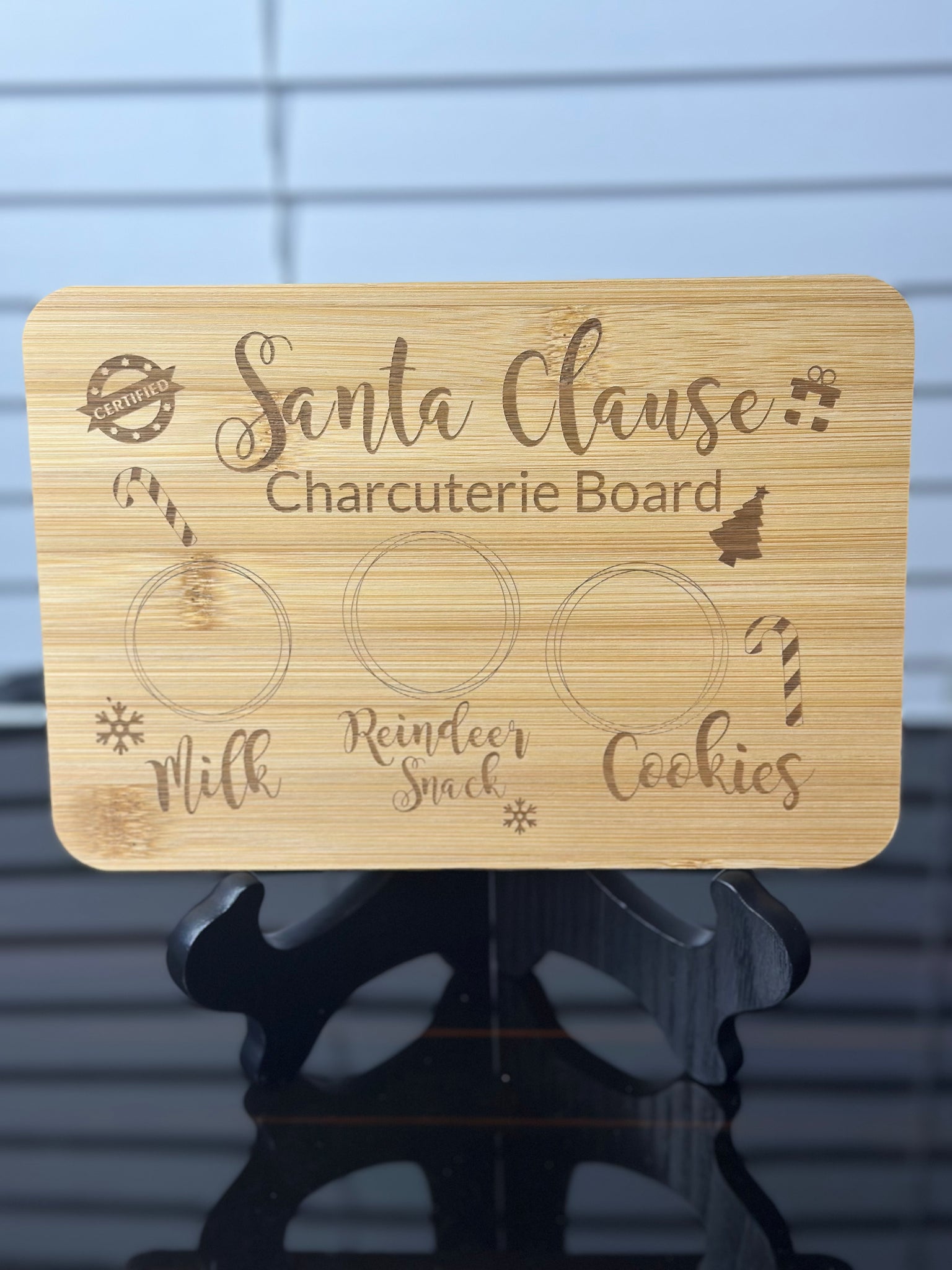 Santa Charcuterie Board