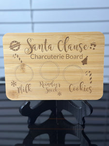 Santa Charcuterie Board