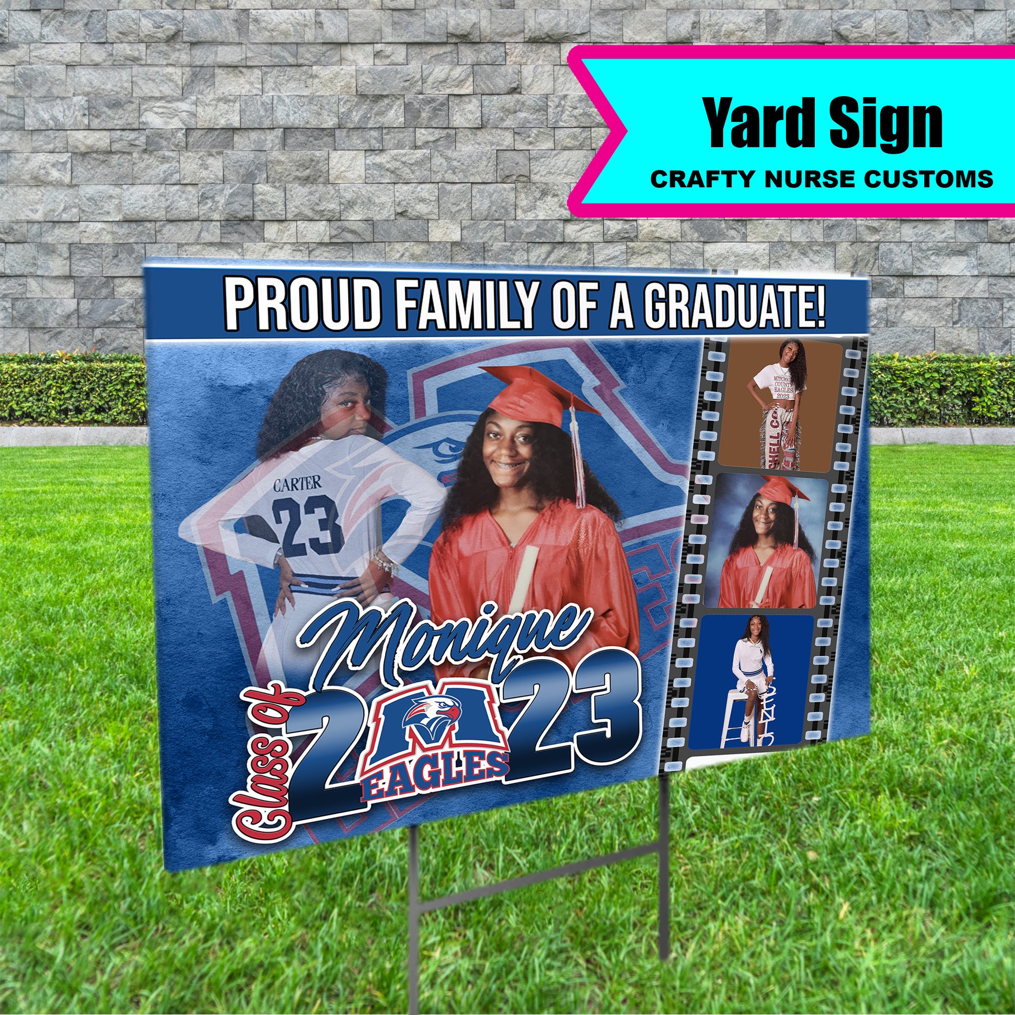 Film Strip Yard Signs