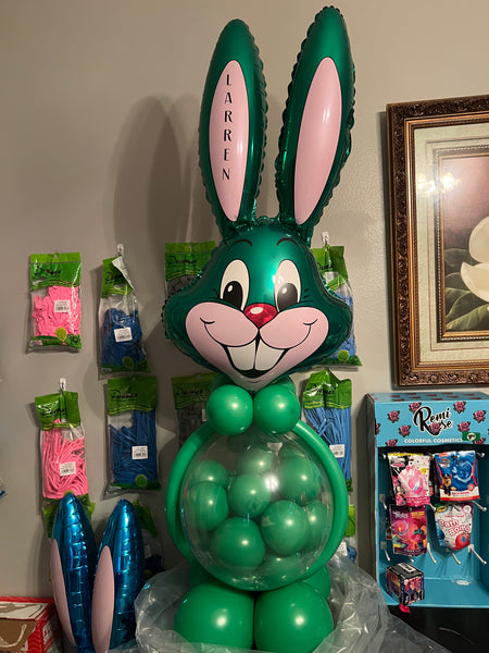 Easter Bunny POPPER  Balloon