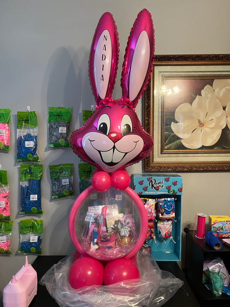 Easter Bunny POPPER  Balloon