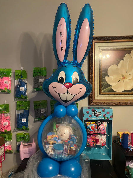 Easter Bunny POPPER  Balloon