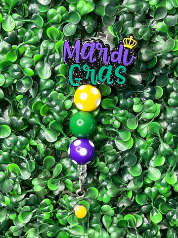 Mardi Gras Badge Reel